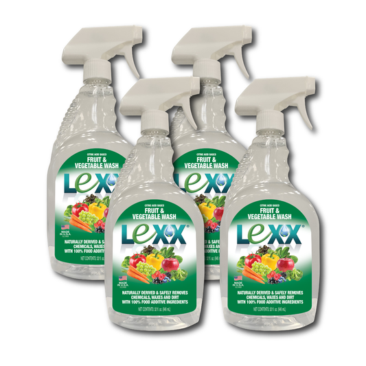 LEXX Fruit & Vegetable Wash Ready-to-Use (RTU) Solution (Case of 4)