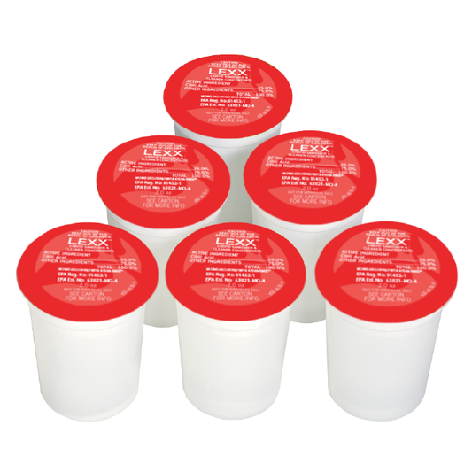 LEXX Liquid Sanitizer and Cleaner Cups